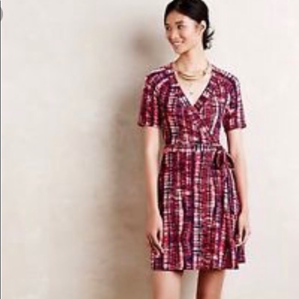 Anthropologie TART CORDELIA WRAP DRESS NWT